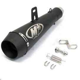 Глушник (тюнінг) 34 см (нержавіюча сталь, сопло, чорний, прямоток) 118 Мукачево