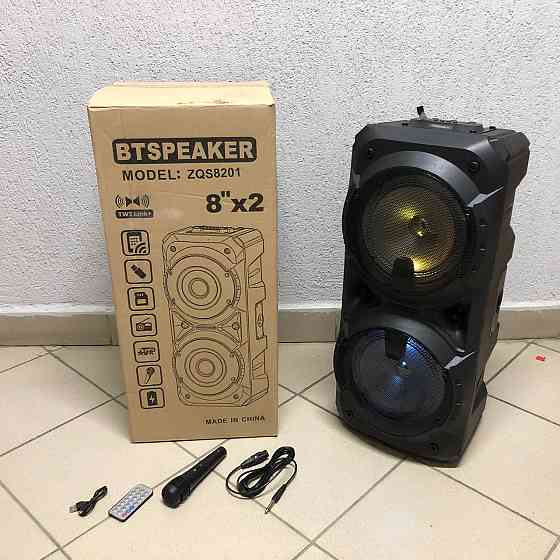 Автономна колонка з караоке, Блютуз колонка якісний звук Переносна з мікрофоном HQ-82 Івано-Франківськ