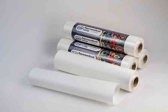 Пергамент для випікання (100 м*38 см) Zella білий силіконовий (1 рул) Харків