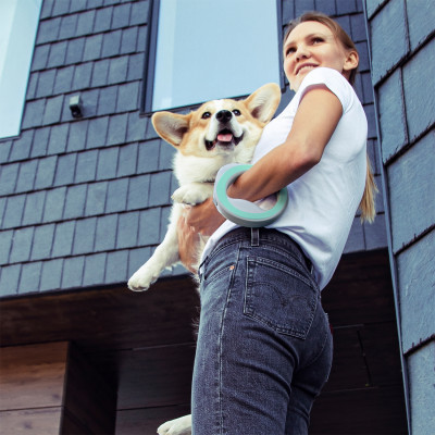 Поводок для собак WAUDOG R-leash светоотражающая лента XS-M до 40 кг 2.9 м салатовый (81275) Винница - изображение 10