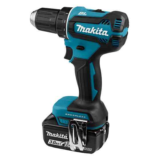 Дрель-шуруповерт аккумуляторная Makita DDF485SFJ 18 В, 50 Нм, 2×3 А·ч, Makpac Киев