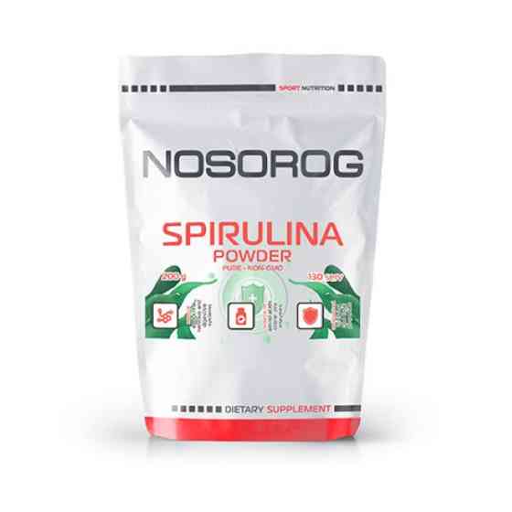 Спирулина Nosorog Nutrition Spirulina powder 200г Луцк