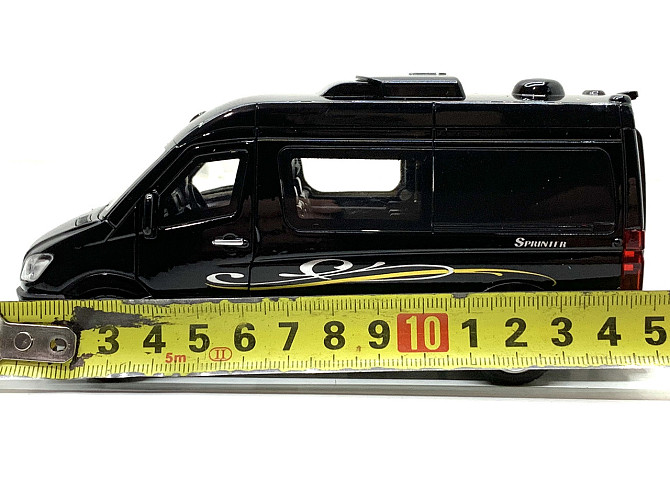 Машина Автосвіт Mercedes sprinter інерційна відчиняються двері 15 см Чорна (AP-1816) Чернігів - фото 4