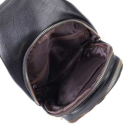 Сумка Vintage Женская с одной лямкой через плечо из экокожи Черная (22759) Винница - изображение 11