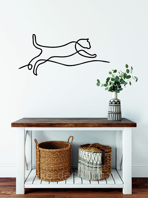 Декоративное настенное 3D Панно «Кот» Декор на стену с объемом Киев - изображение 6