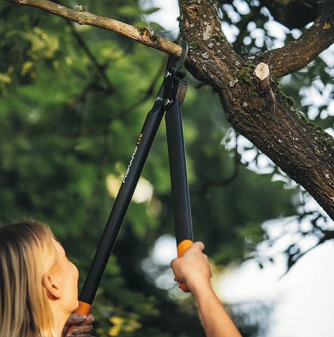 Великий Площинний Гілкоріз із загнутими лезами Fiskars "PowerGearTM" (L) "L78" (1000584/112590) Нововолинськ - фото 3