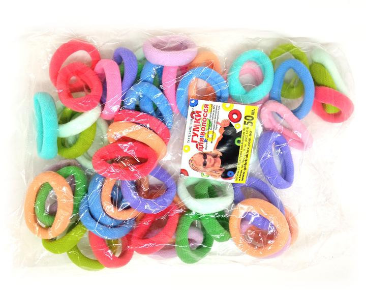 Резинки для волос цветные набор 75 шт Киев - изображение 1