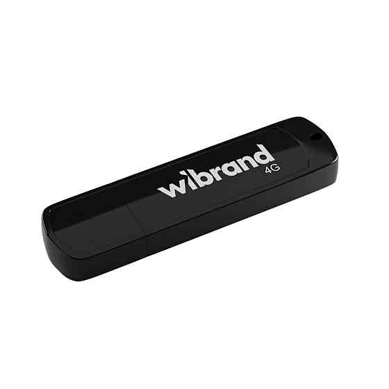 Flash Wibrand USB 2.0 Grizzly 4Gb Black (WI2.0/GR4P3B) Київ