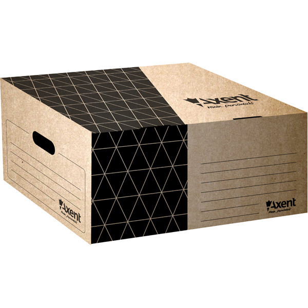 Короб для боксів архівних "Axent" 1734-00-A крафт, шт Київ - фото 1