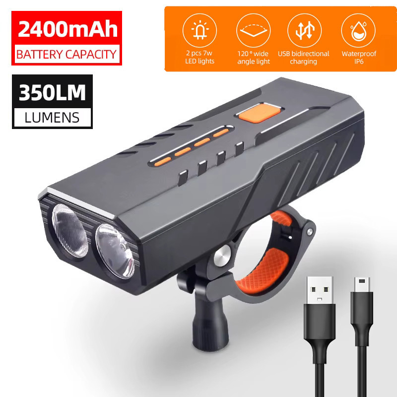 Велоліхтар передній BC25S, Ліхтар велосипедний овальний, Водонепроникний велоліхтар EN-11 Київ - фото 9