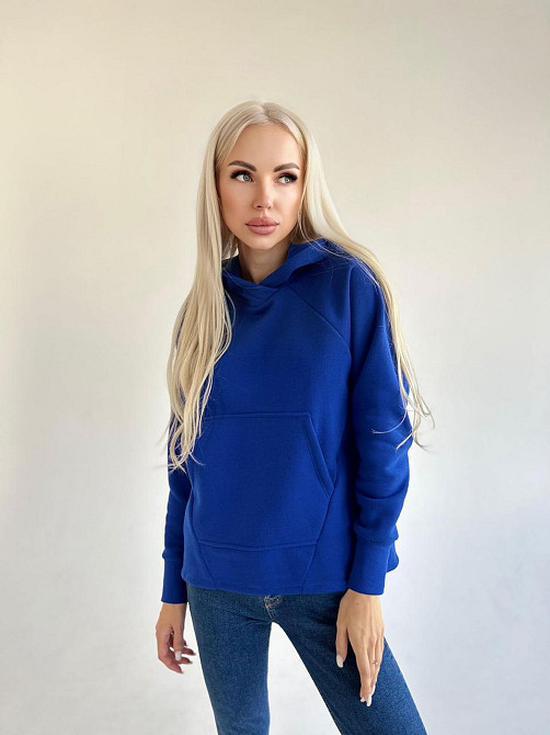 Худі вільного крою з капюшоном "Sky" оптом | Норма | Розпродаж моделі Київ - фото 8