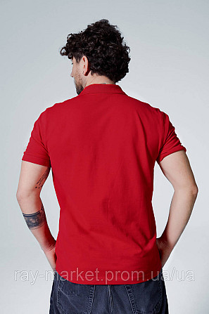 Поло класичне Stedman Lux Polo чоловіче червоне (ST9060-SRE) XXL Київ - фото 3