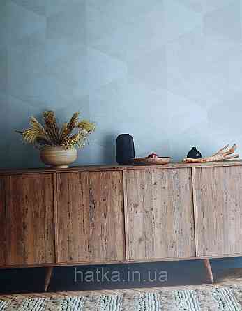 Шпалери вінілові на флізелін AS creation Geo Effect 0.53х10 геометрія трикутники 3д бежеві білі 38353-4 Київ