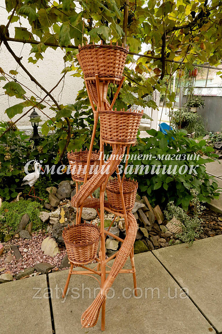 Підстака під квіти на 5 горщиків кавовий Київ - фото 2