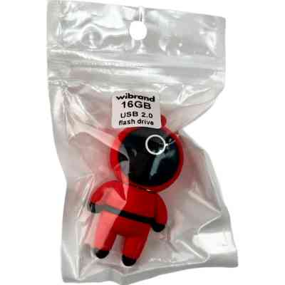 USB флеш накопитель Wibrand 16GB Squid Game Red USB 2.0 (WI2.0/SG16R) Винница
