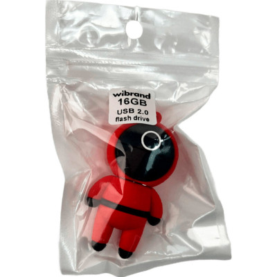 USB флеш накопитель Wibrand 16GB Squid Game Red USB 2.0 (WI2.0/SG16R) Винница - изображение 5