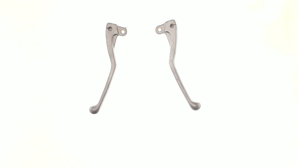 Важелі керма ЯВА 350 (пара) (алюміній) (сірі) JING Киев - изображение 1