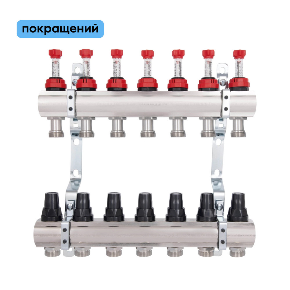Колектор із витратомірами Thermo Alliance Forte 1" 7 виходів SF001W7 Київ - фото 1