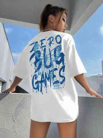 Футболка жіноча з принтом  48 Біла 2664085794 Дніпро