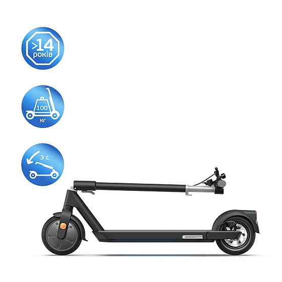 Електросамокат OKAI ES20-NEON 9", 300 W, 9.8Ah, 40km, 25km h, 20%, NFC, App, колір чорний ES20-B Одеса