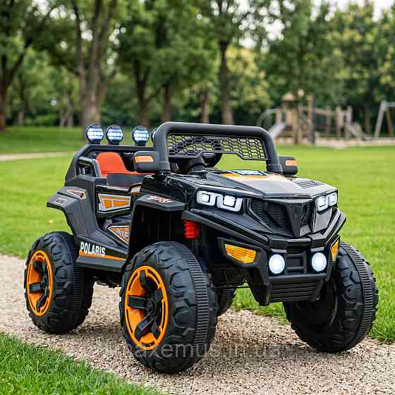 Детский электромобиль багги 4х4 Spoko SP-V50 Черный (4 мотора, аккумулятор 12V7Ah, USB, функция качания) для детей до 5 лет Мостиска
