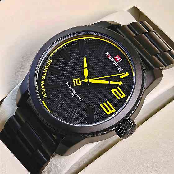 Naviforce Kvantum Black Steel, 2 ремінці Київ