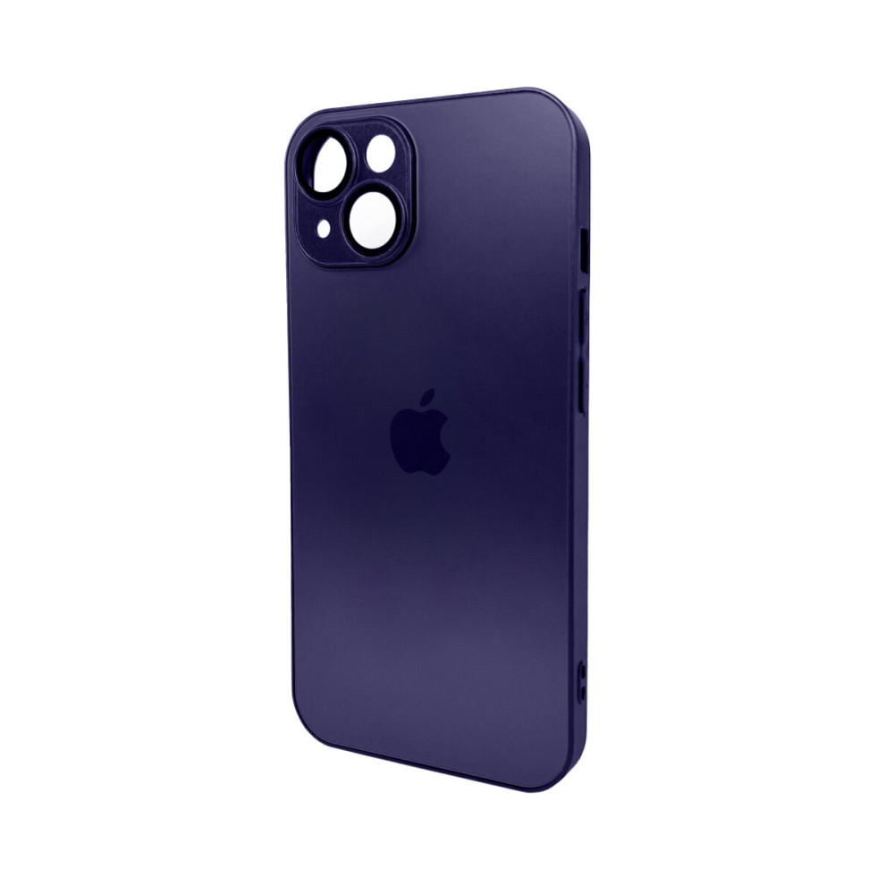 Чохол для смартфона AG Glass Matt Frame Color Logo for Apple iPhone 15 Deep Purple Киев - изображение 1