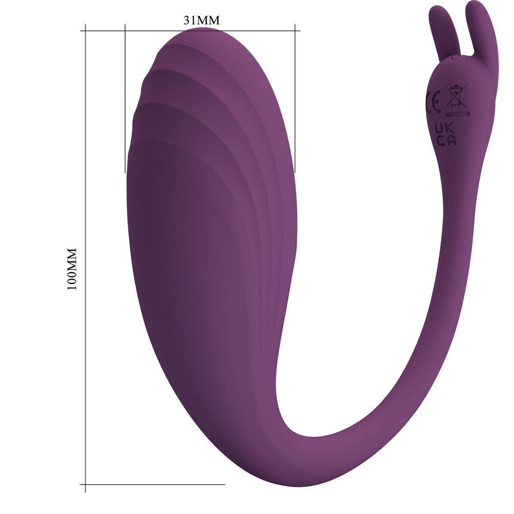 Вибратор PRETTY LOVE Catalina, 12 vibration functions Mobile APP Long-distance Control Sex Aura Киев - изображение 5