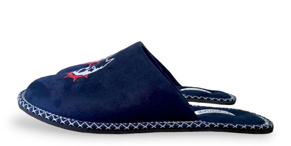 Хатні капці підліткові закриті синій ПітБуль "PaGo" Одеса - фото 3