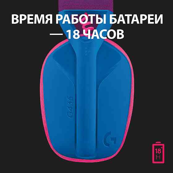 Гарнітура Logitech G435 Lightspeed Wireless Gaming - Blue (981-001062) (6736846) Київ