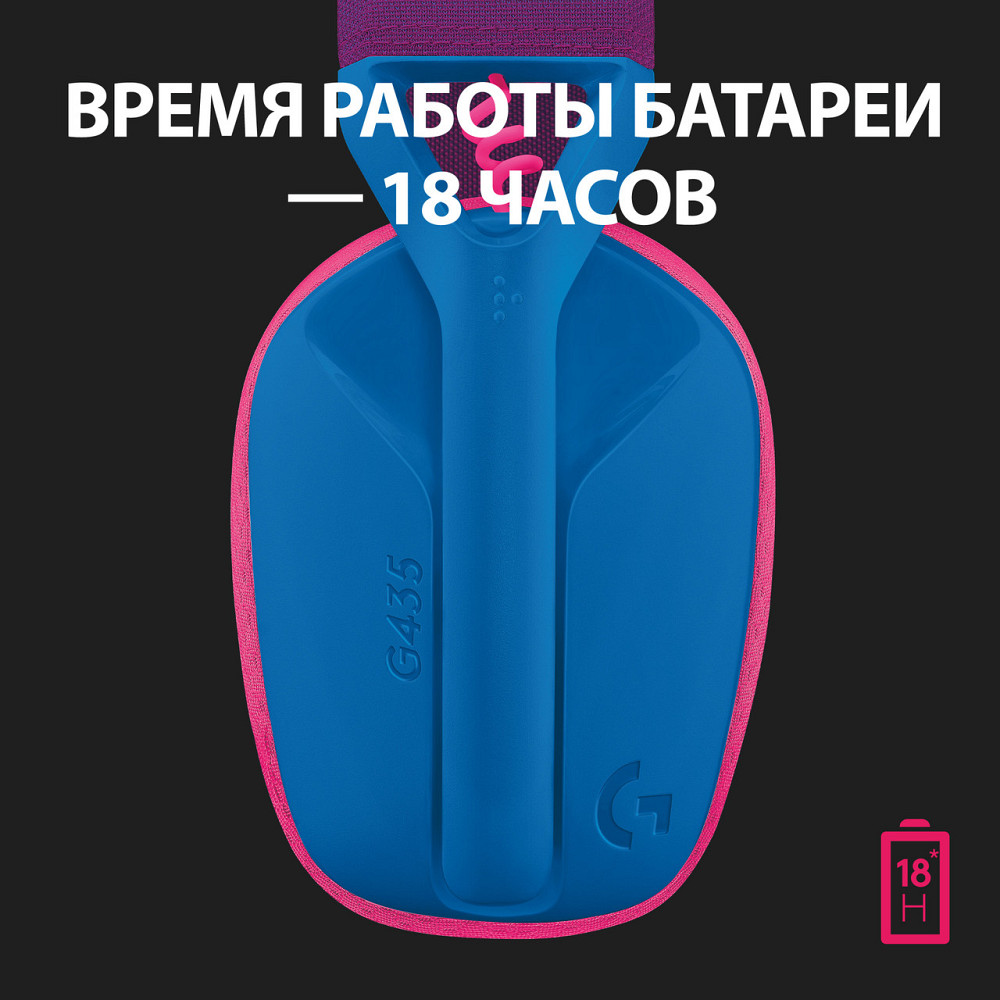 Гарнітура Logitech G435 Lightspeed Wireless Gaming - Blue (981-001062) (6736846) Київ - фото 4