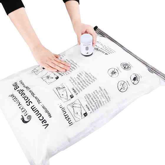 Вакуумні пакети Flextail, розмір L (60х80 см), 4 шт Київ