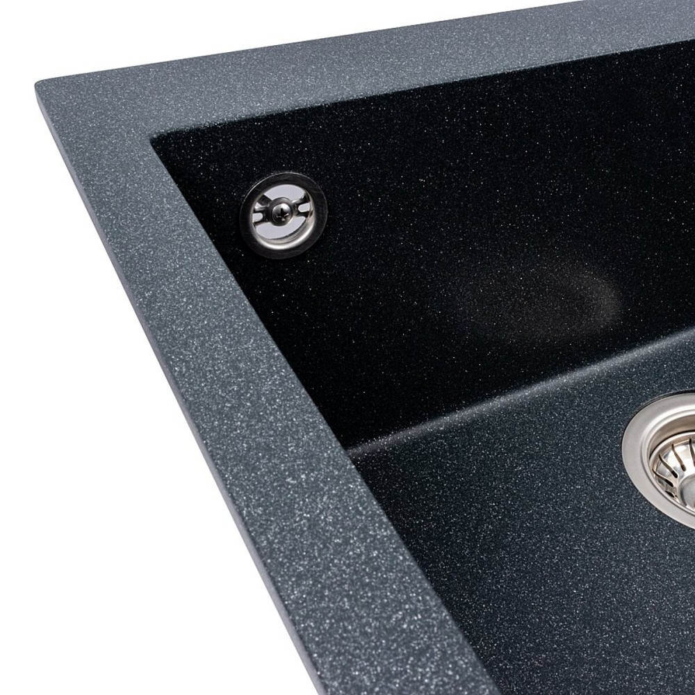 VALESO Кухонна гранітна мийка 5750 DAVINA VALESO антрацит Коломыя - изображение 5