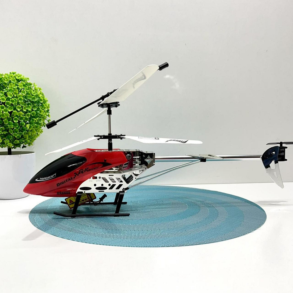 Вертоліт на радіокеруванні з гіроскопом підсвічування пульт Червоний (BR6608) Чернигов - изображение 9