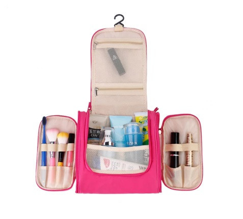 Косметичка-сумка дорожная 205 на 240 на 105 мм розовый Киев - изображение 2