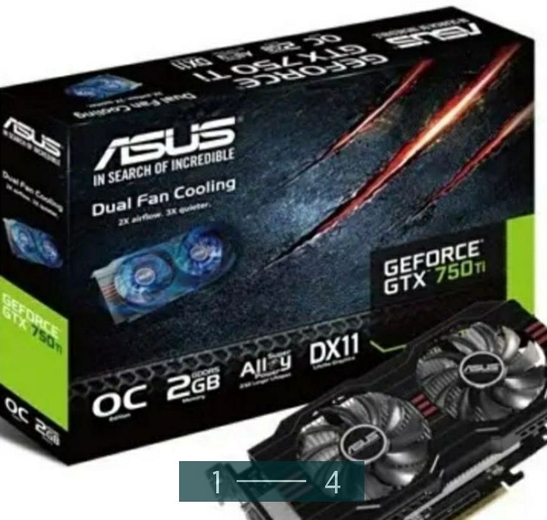 Відеокарта Nvidia GeForce GTX 750Ti 2Gb GDDR 5 Київ - фото 1