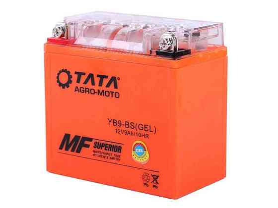 Аккумулятор гелевый 9АH TATA YB9-BS оранжевый 135*75*135мм, AKK-023 ТМ OUTDO Киев