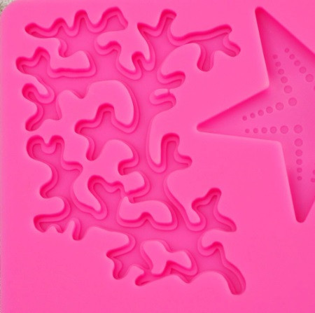 Молд Морской силиконовый 184 на 119 мм розовый Киев - изображение 8