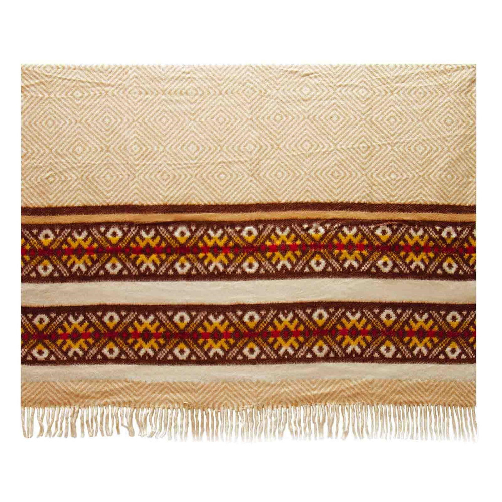 Плед бавовняний 140×200 орнамент червоний 2.1 Київ - фото 3