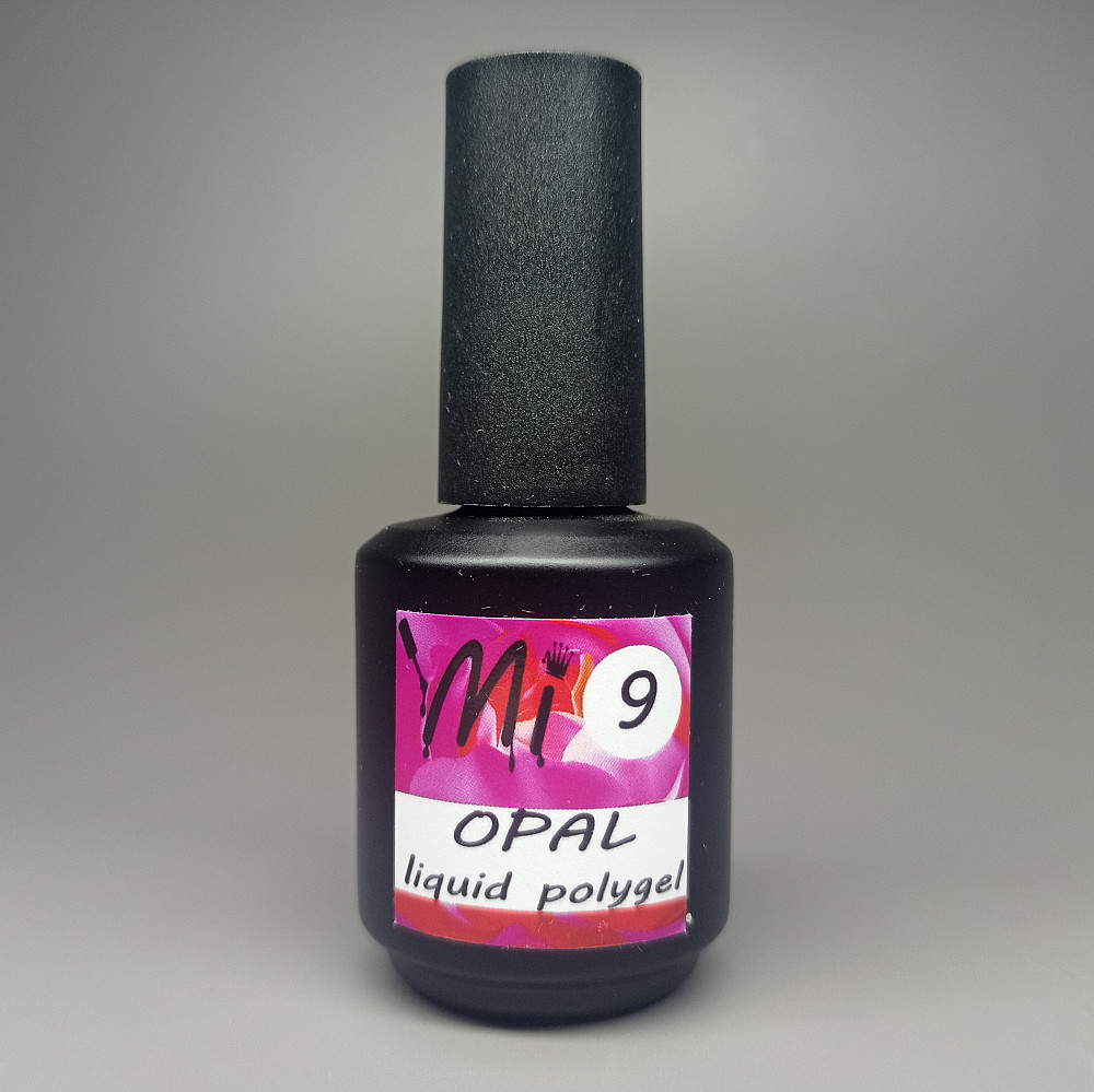 Рідкий полігель Мі OPAL #9 лаванда з шимером 15мл (пляшка з пензликом) Херсон - фото 1