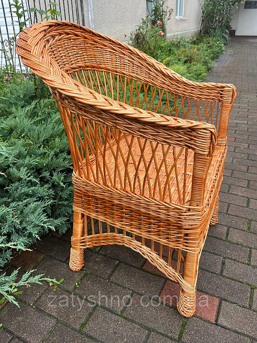 Кресло из лозы с низкой спинкой Киев - изображение 7