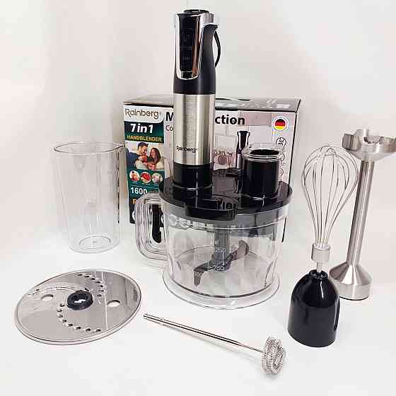 Потужний занурювальний блендер для дому, Занурювальний блендер з подрібнювачем з тихим режимом EF-51 Львів