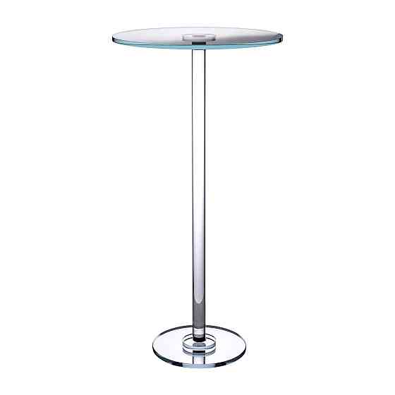 Yiwu Тортівниця скляна на високій ніжці 30×60 см кругла підставка для торта, капкейків HP-4-88M Коломия