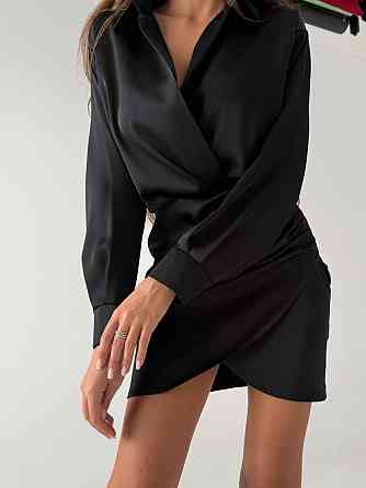 Жіноча приваблива елегантна коротка сукня double Шовк Армані Одеса