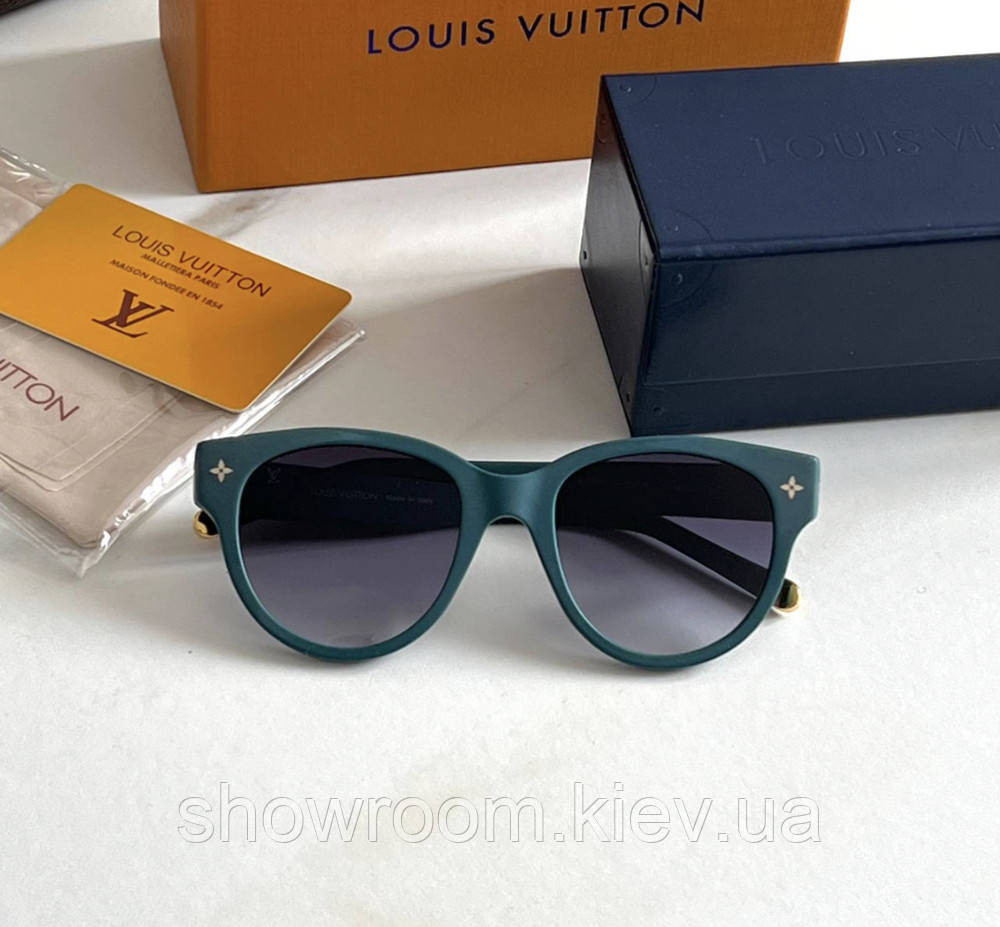 Жіночі сонцезахисні окуляри Lv (1523) green LUX Київ - фото 8