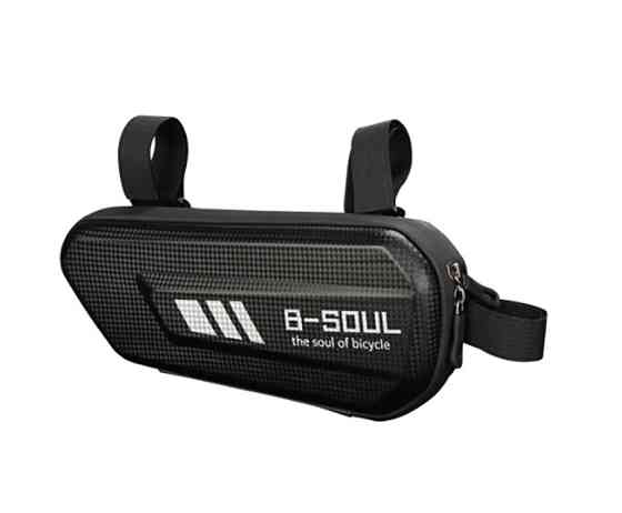 Велосипедная сумка на раму B-Soul черная Бровары