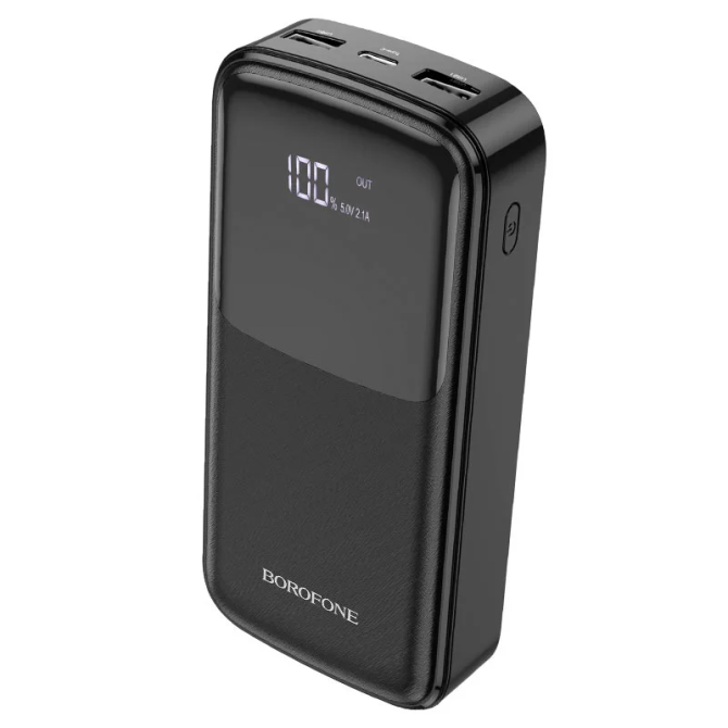 Универсальная мобильная батарея Borofone Mike BJ17A 20000mAh 10W (Черный) Винница - изображение 1