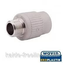 Муфта з зовнішньою різьбою 40*1 1/4 НР Wavin ekoplastik Харків - фото 1