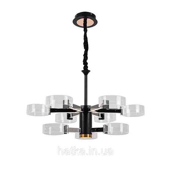 Люстра светодиодная акриловая Sirius N 3705-6 3 BLACK GD 98W Киев
