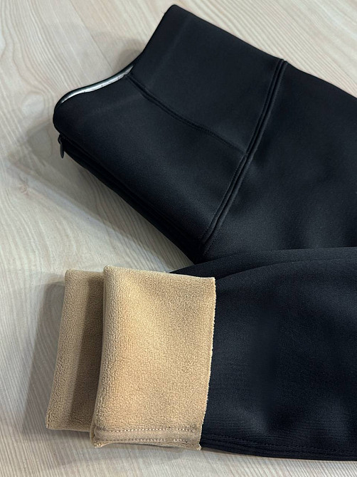 Лосины женские Bocska 2806 утепленные на меху с корсетом черные, черный, SM Киев - изображение 8